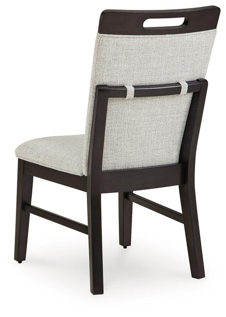 Neymorton Light Gray/Brown Dining Chair, Set of 2 by Ashley at Eve Furniture