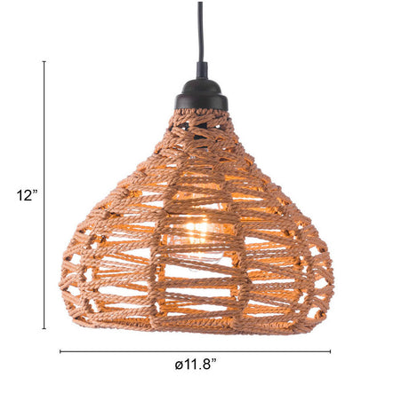 Nezz Natural Ceiling Lamp by Zuomod at Eve Furniture