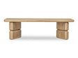 Nia Acacia Wood Dining Bench in Lioness by Modus Furniture at Eve Furniture