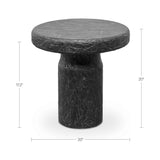 Nia Charcoal Outdoor Side Table by Moe's Home at Eve Furniture