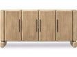 Nia Four Door Acacia Wood Sideboard in Lioness by Modus Furniture at Eve Furniture