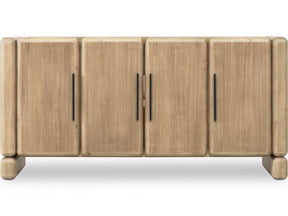 Nia Four Door Acacia Wood Sideboard in Lioness by Modus Furniture at Eve Furniture