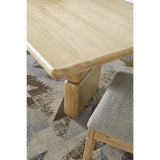 Nia Rectangular Acacia Wood Dining Table in Lioness by Modus Furniture at Eve Furniture