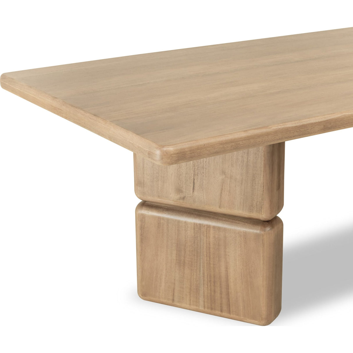 Nia Rectangular Acacia Wood Dining Table in Lioness by Modus Furniture at Eve Furniture