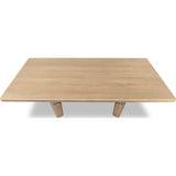 Nia Rectangular Acacia Wood Dining Table in Lioness by Modus Furniture at Eve Furniture