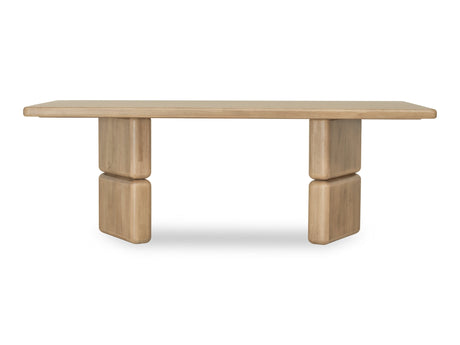 Nia Rectangular Acacia Wood Dining Table in Lioness by Modus Furniture at Eve Furniture