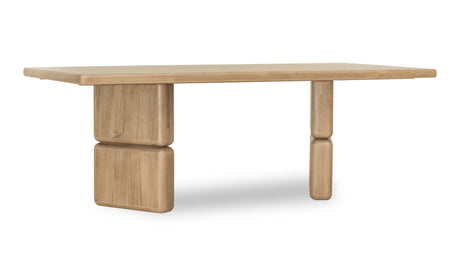 Nia Rectangular Acacia Wood Dining Table in Lioness by Modus Furniture at Eve Furniture