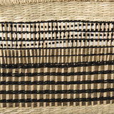 Nia (Set of 2) Light Brown Seagrass Rectangular Basket with Handles by Mercana at Eve Furniture