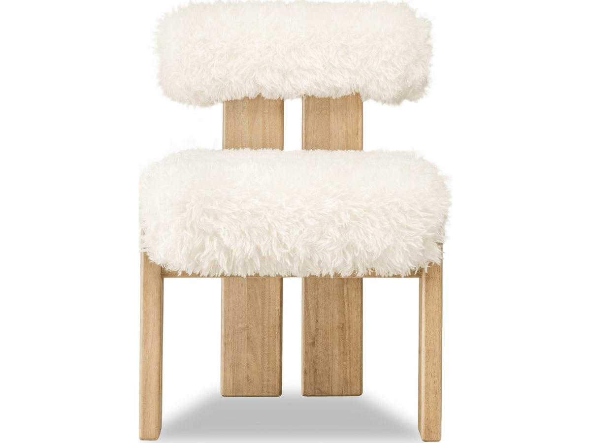 Nia Sheepskin/Lioness Dining Accent Chair (Set of 2) by Modus Furniture at Eve Furniture