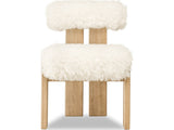 Nia Sheepskin/Lioness Dining Accent Chair (Set of 2) by Modus Furniture at Eve Furniture