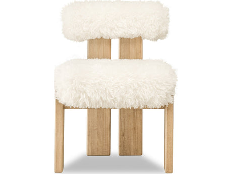Nia Sheepskin/Lioness Dining Accent Chair (Set of 2) by Modus Furniture at Eve Furniture