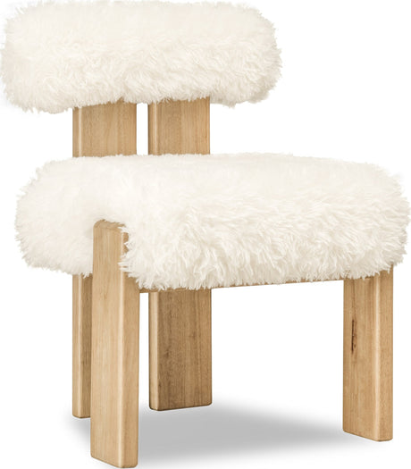 Nia Sheepskin/Lioness Dining Accent Chair (Set of 2) by Modus Furniture at Eve Furniture