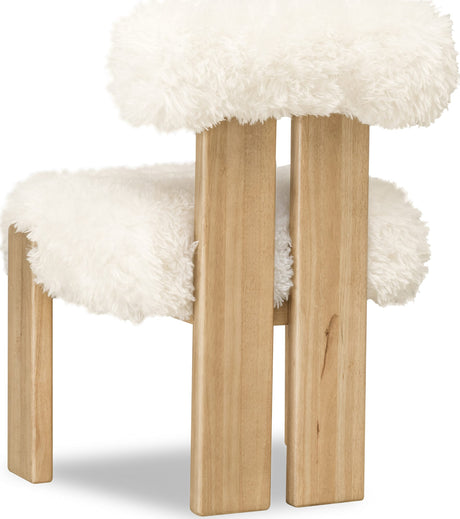 Nia Sheepskin/Lioness Dining Accent Chair (Set of 2) by Modus Furniture at Eve Furniture