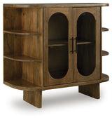 Niall Light Brown Accent Cabinet by ASHLEY FURNITURE at Eve Furniture