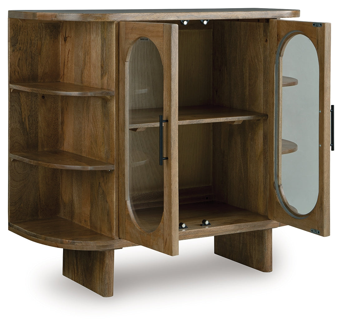 Niall Light Brown Accent Cabinet by ASHLEY FURNITURE at Eve Furniture
