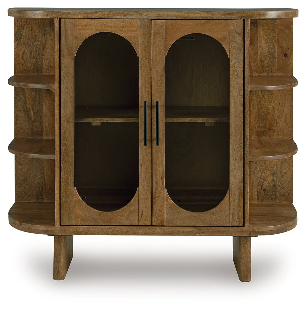 Niall Light Brown Accent Cabinet by ASHLEY FURNITURE at Eve Furniture