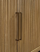 Niam Light Antique Beige Accent Cabinet by ASHLEY FURNITURE at Eve Furniture