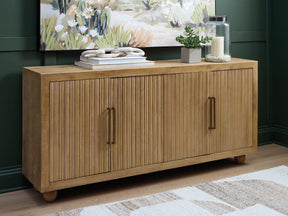 Niam Light Antique Beige Accent Cabinet by ASHLEY FURNITURE at Eve Furniture