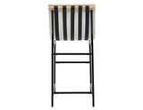 Nicco 30-inch Bar Chair, Eggshell Polyester Fabric by Steve Silver at Eve Furniture