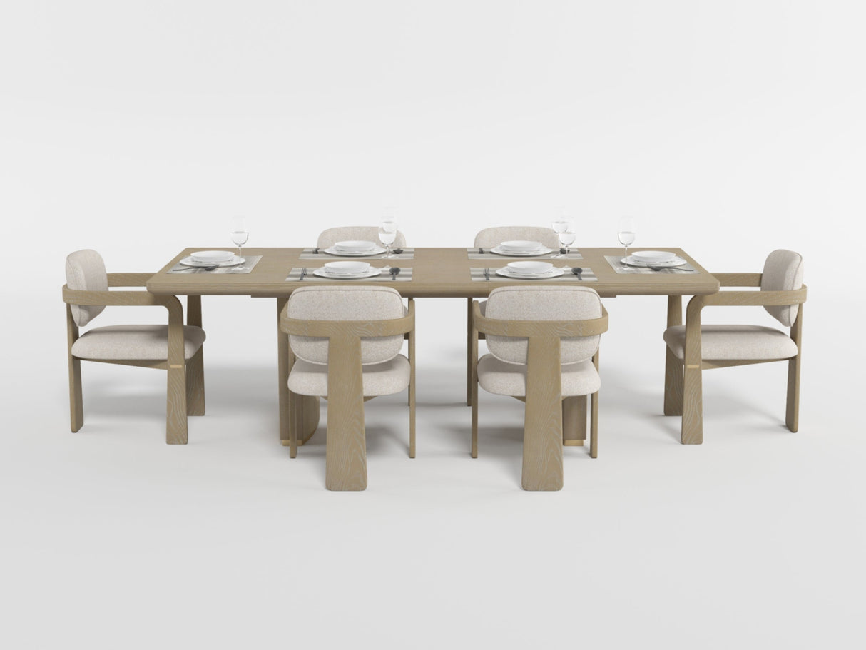 Niche Oak Expandable Dining Table by Homelegance at Eve Furniture