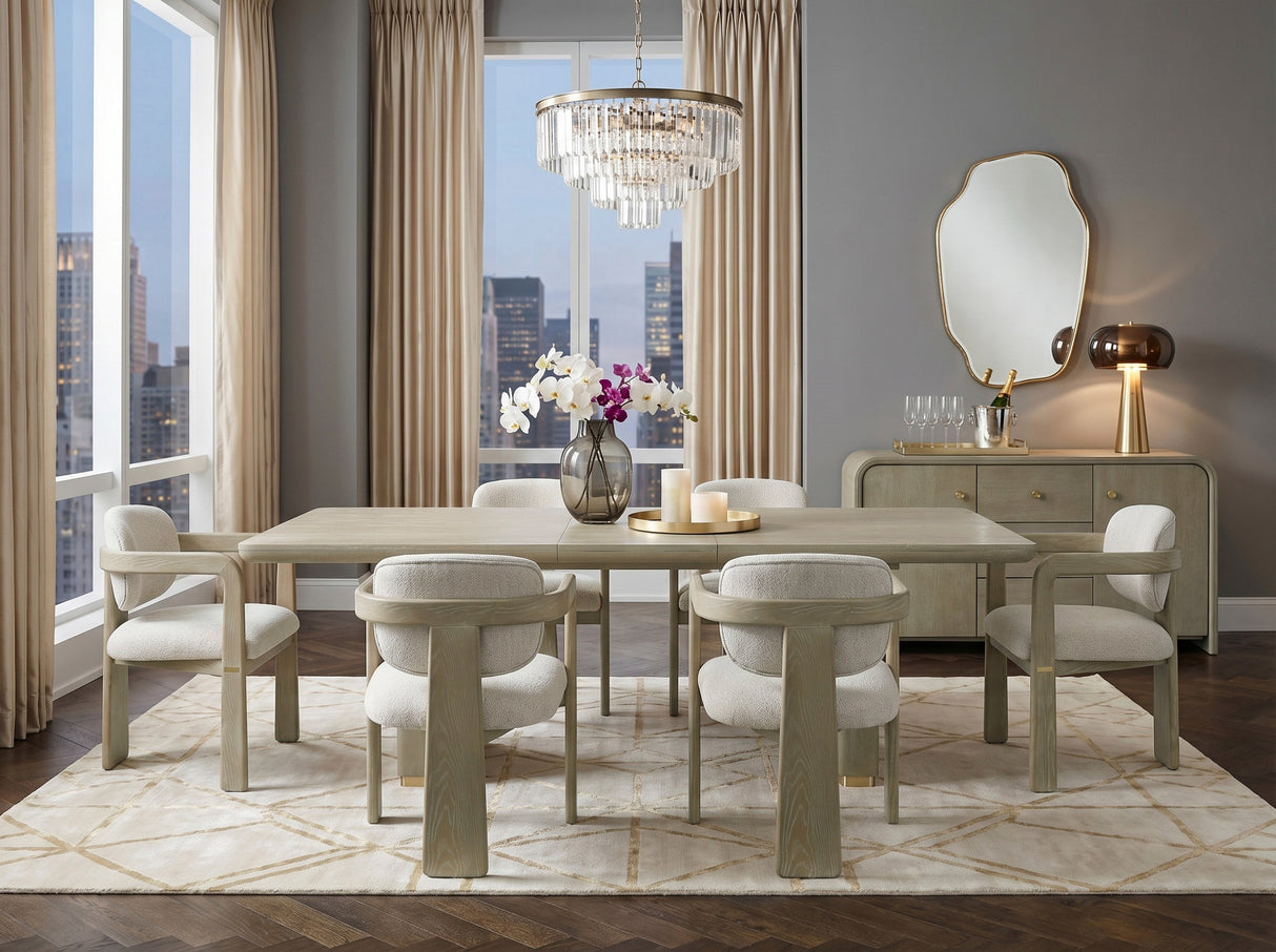 Niche Oak Server by Homelegance at Eve Furniture