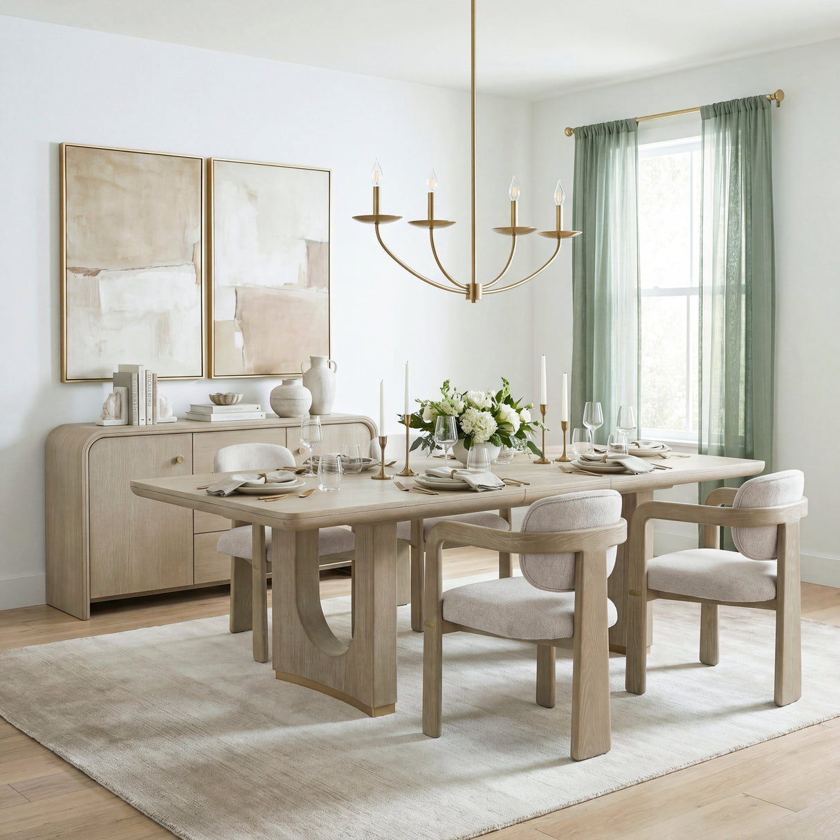 Niche Oak Server by Homelegance at Eve Furniture