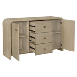 Niche Oak Server by Homelegance at Eve Furniture