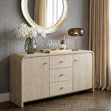 Niche Oak Server by Homelegance at Eve Furniture