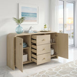 Niche Oak Server by Homelegance at Eve Furniture