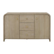 Niche Oak Server by Homelegance at Eve Furniture
