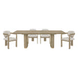 Niche Oak/Beige 5-Piece Expandable Dining Set by Homelegance at Eve Furniture