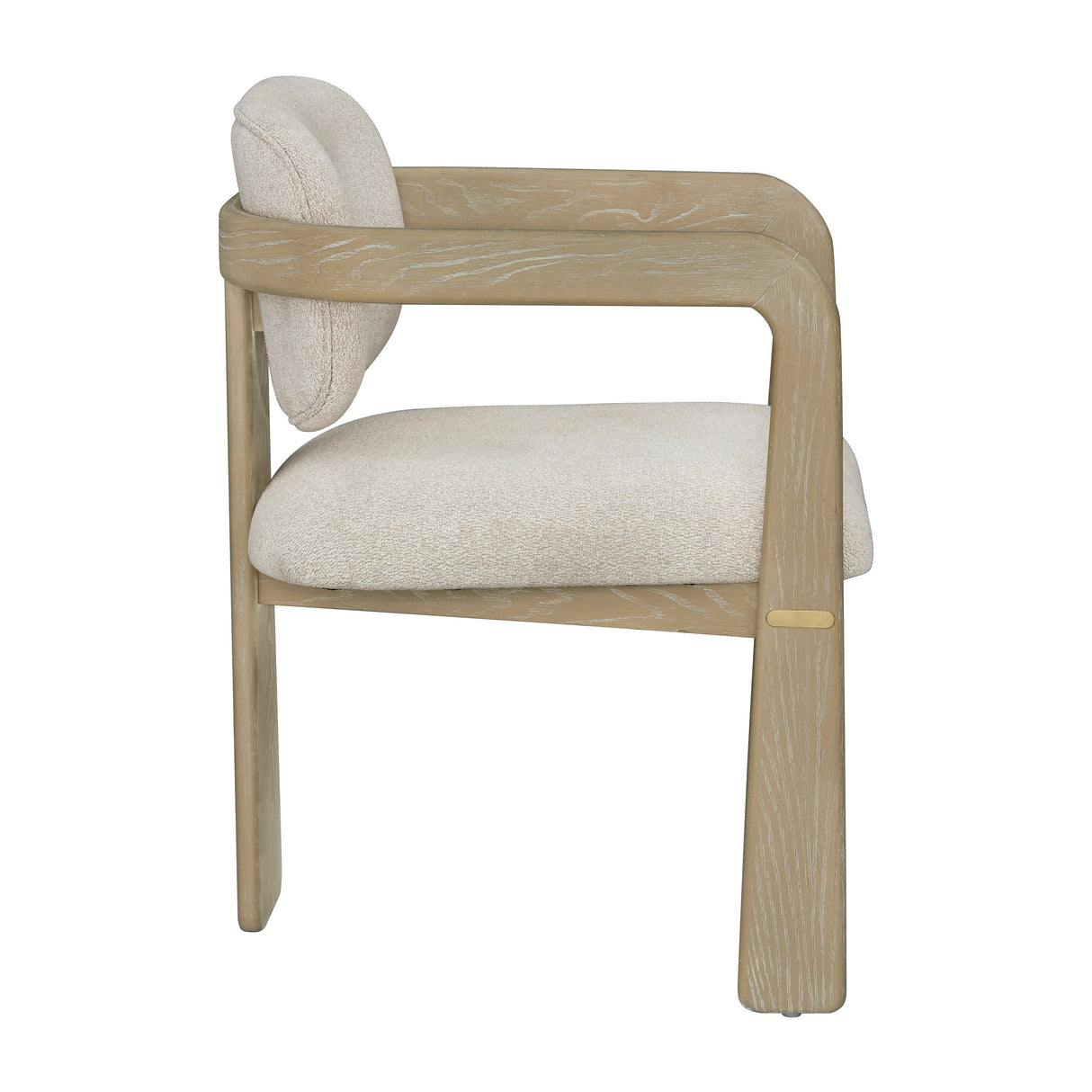 Niche Oak/Beige Arm Chair, Set of 2 by Homelegance at Eve Furniture