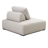 Nico Beige Outdoor Square Lounge Chair by Classic Home at Eve Furniture