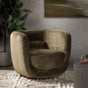 Nico Olive Green Swivel Chair by Classic Home at Eve Furniture