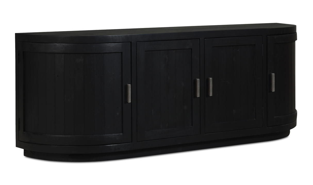 Nicola Media Cabinet Black by Moe's Home at Eve Furniture
