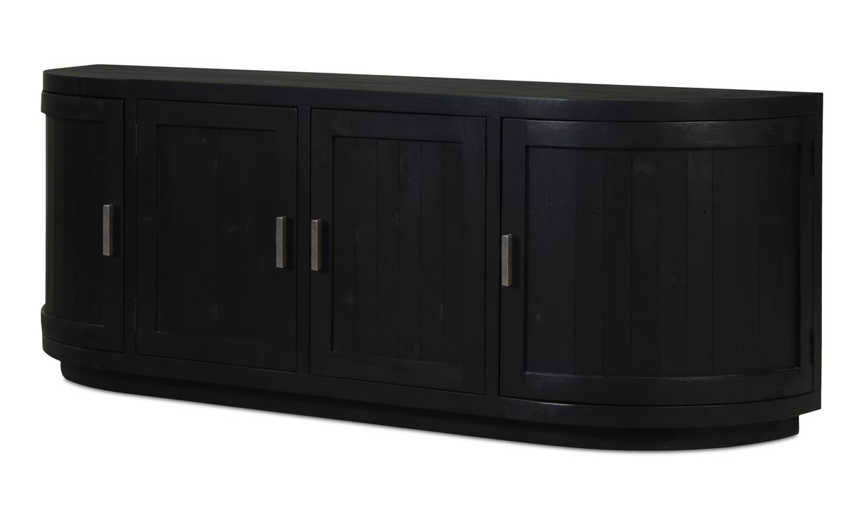 Nicola Media Cabinet Black by Moe's Home at Eve Furniture