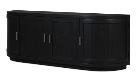 Nicola Media Cabinet Black by Moe's Home at Eve Furniture