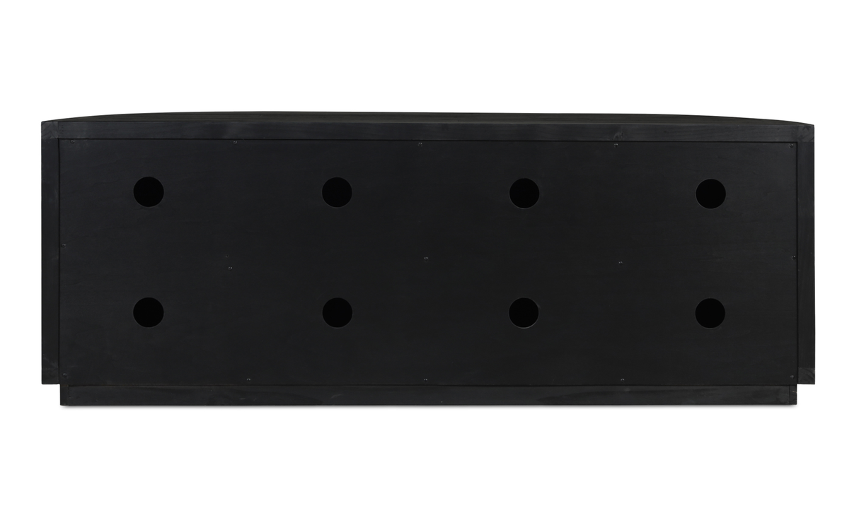 Nicola Media Cabinet Black by Moe's Home at Eve Furniture