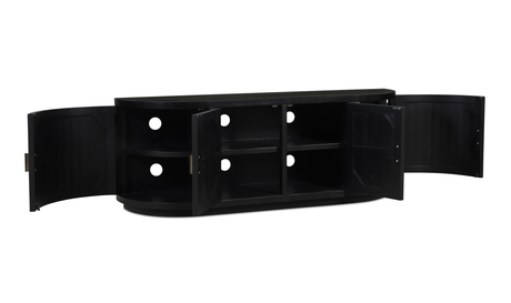 Nicola Media Cabinet Black by Moe's Home at Eve Furniture