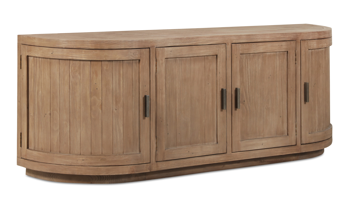 Nicola Media Cabinet - Natural by Moe's Home at Eve Furniture