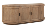 Nicola Media Cabinet - Natural by Moe's Home at Eve Furniture