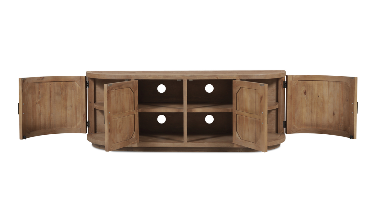 Nicola Media Cabinet - Natural by Moe's Home at Eve Furniture