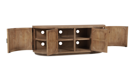 Nicola Media Cabinet - Natural by Moe's Home at Eve Furniture