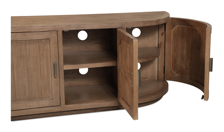 Nicola Media Cabinet - Natural by Moe's Home at Eve Furniture