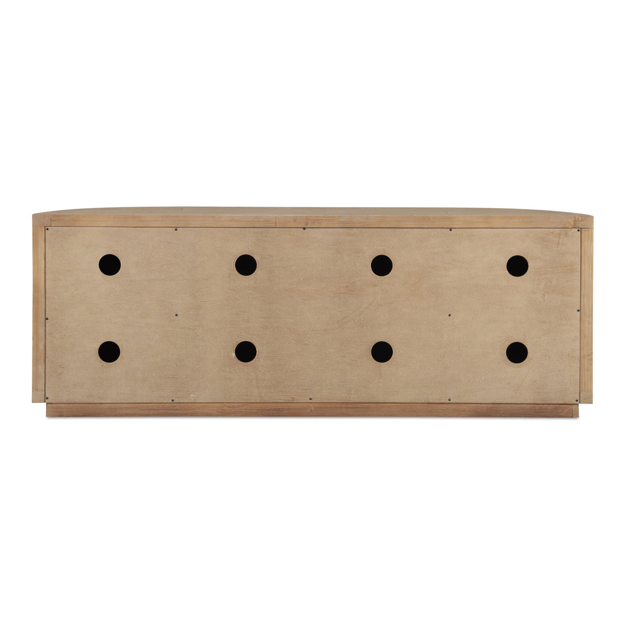 Nicola Natural Media Cabinet by Moe's Home at Eve Furniture