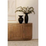 Nicola Natural Media Cabinet by Moe's Home at Eve Furniture
