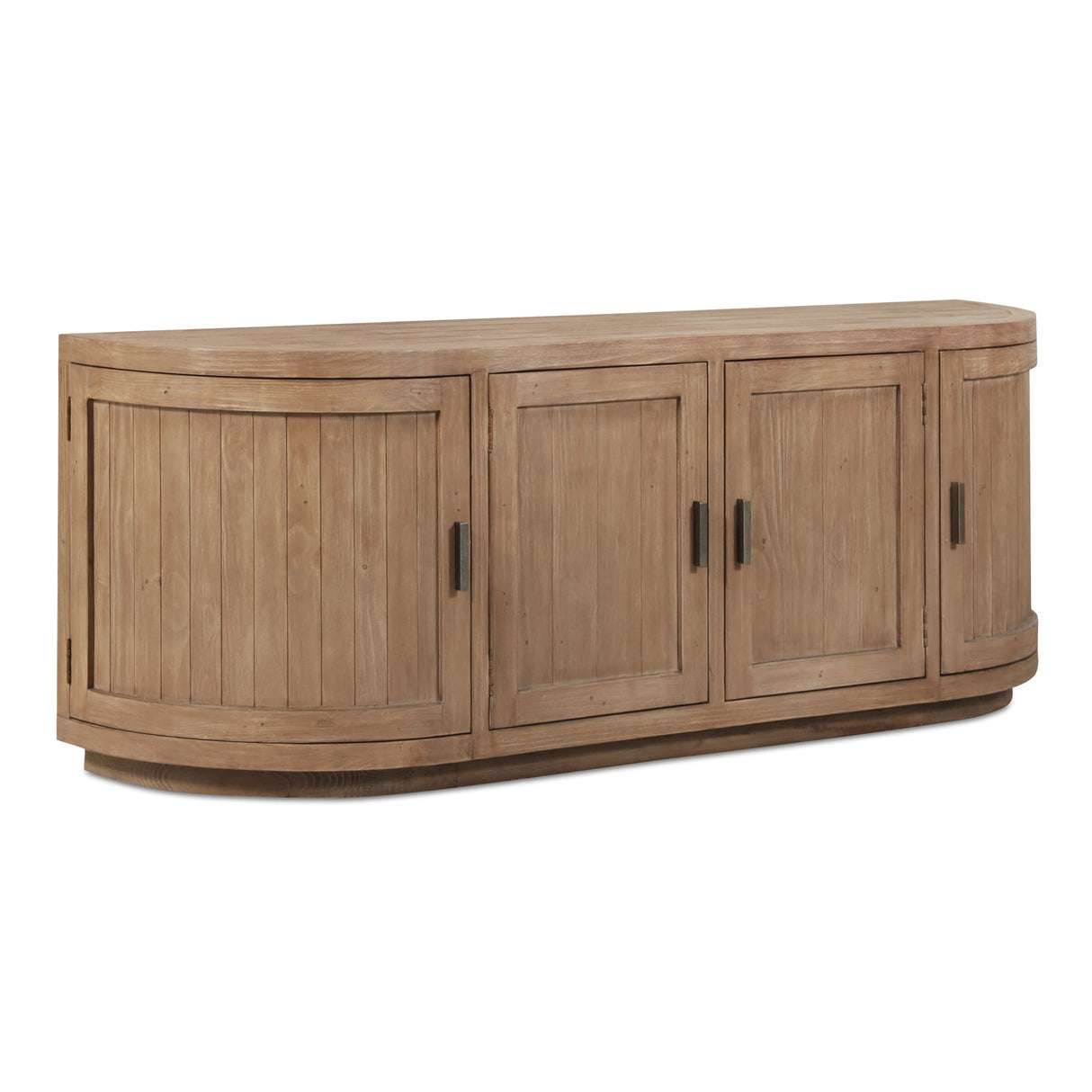Nicola Natural Media Cabinet by Moe's Home at Eve Furniture