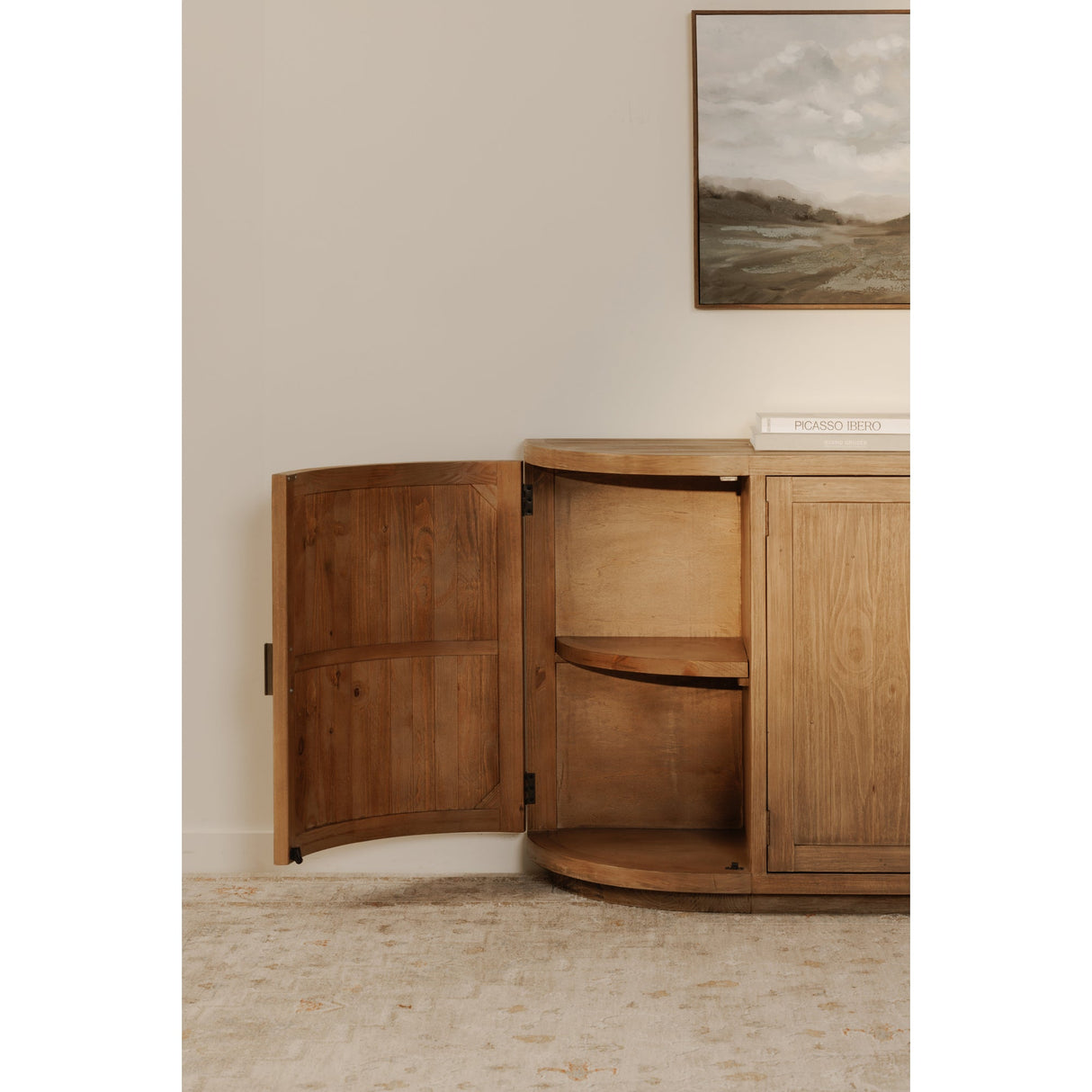 Nicola Natural Sideboard by Moe's Home at Eve Furniture