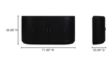 Nicola Sideboard Black by Moe's Home at Eve Furniture