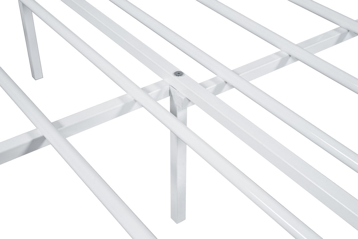 Nicoli White Full Metal Bed by Furniture of America at Eve Furniture